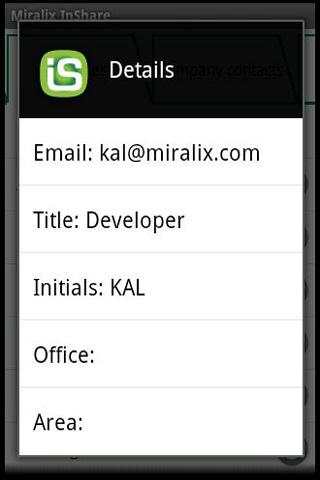 Miralix InShare screenshot 5