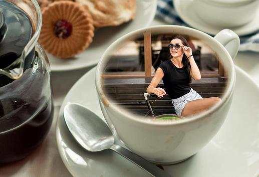 Coffee cup photo frames HD : Photo editor New screenshot 4