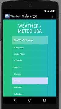Weather Dallas USA screenshot 2