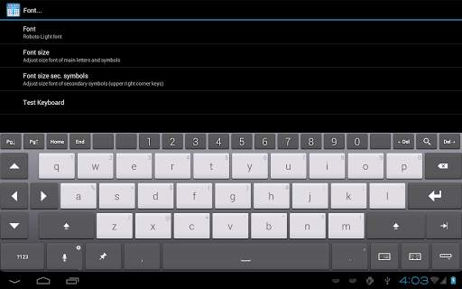 Thumb Keyboard screenshot 19