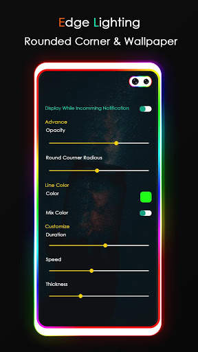 Edge Lighting Wallpaper 2019 screenshot 2