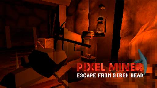 Siren Head Pixel - Horror Survival Miner screenshot 1