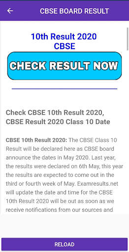 CBSE RESULT APP 2021, CBSE 10t screenshot 3