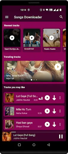 Mp3 Songs Downloader screenshot 1