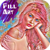 Fill Art Photo Effect 2018 icon