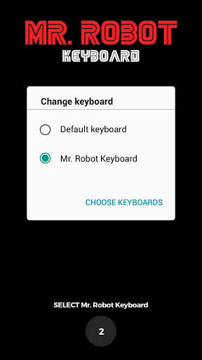 Mr. Robot Keyboard screenshot 2