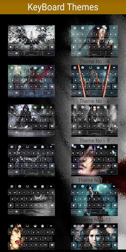 Vampire Keyboard Theme screenshot 1