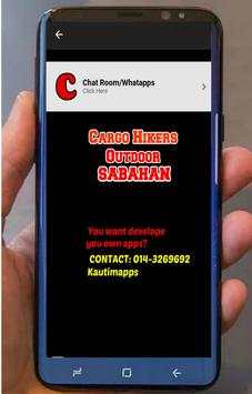 CHOS Cargo Hiker Outdoor Sabahan screenshot 7
