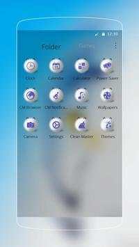 Blue Feather Tear Theme screenshot 3