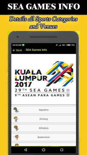 KL SEA Games 2017 screenshot 3