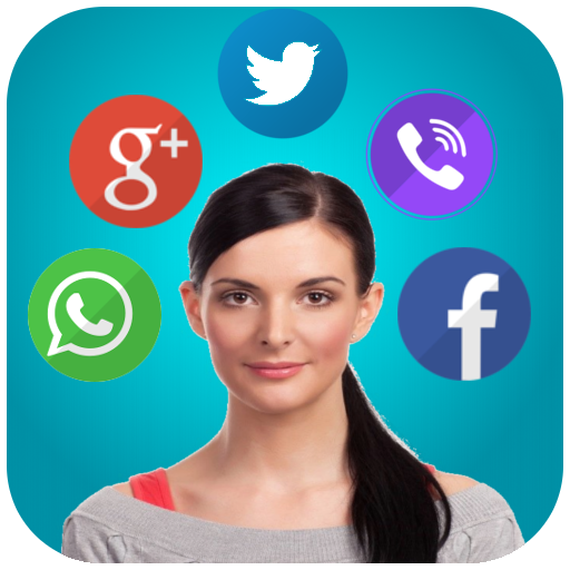 Talking Notification Girl أيقونة