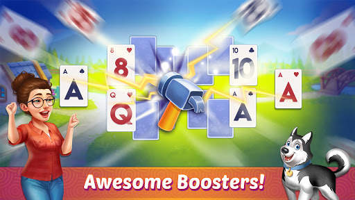 Solitaire Pet Haven - Relaxing Tripeaks Game screenshot 13