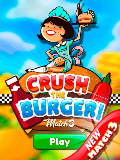 Crush The Burger ! Deluxe Match 3 Game screenshot 16