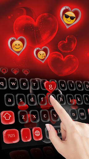 Scarlet Hearts Keypad Theme screenshot 5