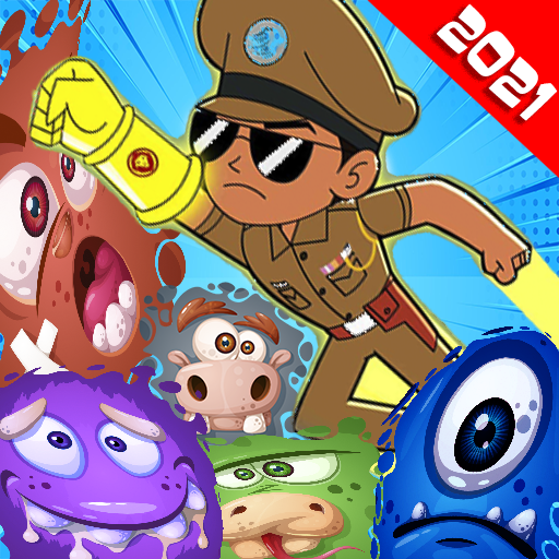little singham game, Singham wala game : Virus war icon