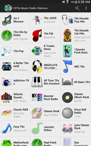 1970s Music Radio Stations screenshot 5