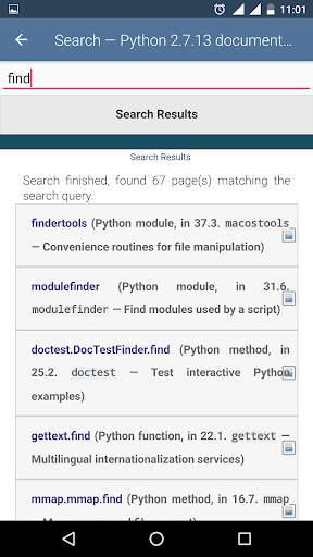 Python Documentation 2.7 screenshot 4