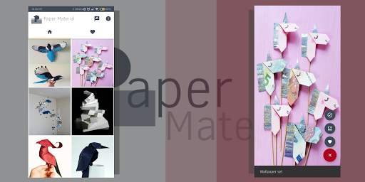 Paper Material Wallpaper скриншот 1
