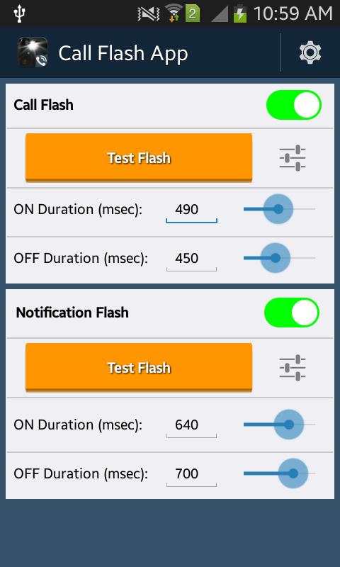 Call Flash Light App screenshot 2