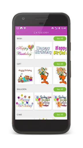 Gif Birthday Stickers screenshot 7