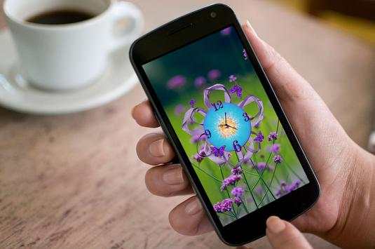 Flower Clock Live Wallpaper скриншот 6