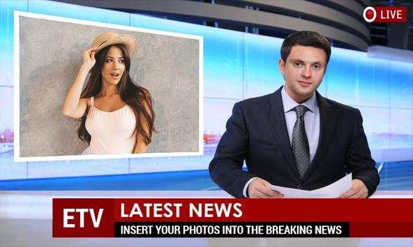 Breaking News Photo Frame Editor screenshot 4