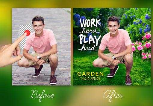 Garden Photo Editor screenshot 1
