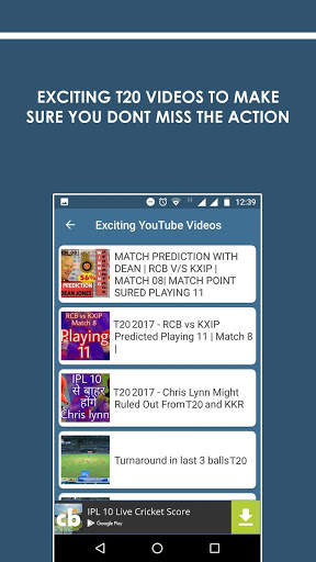 T20 League App 2018 - Live K  स्क्रीनशॉट 5