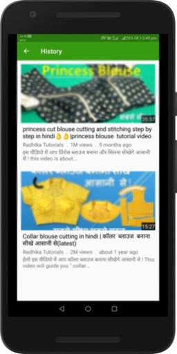 Hindi Blouse Cutting and Stitching Video Tutorials screenshot 7
