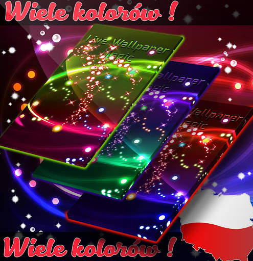 Kolorowe Magic Tapeta na żywo screenshot 1