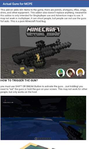 Actual Guns Mod for Minecraft PE screenshot 3
