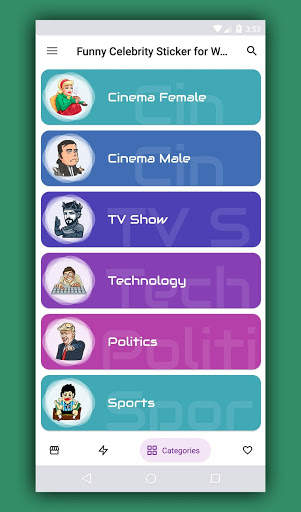 Funny Celebrity Sticker for WhatsApp screenshot 4