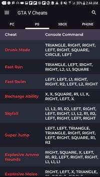 Cheats for GTA 5 - Xbox, PS4, PS3, PC Cheats screenshot 2