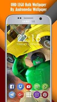 UHD LEGO Hulk Wallpaper screenshot 1