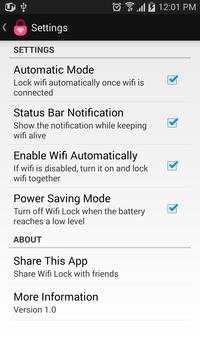 Wifi Lock screenshot 3