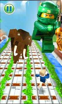 Subway Ninja Lego Surf screenshot 4