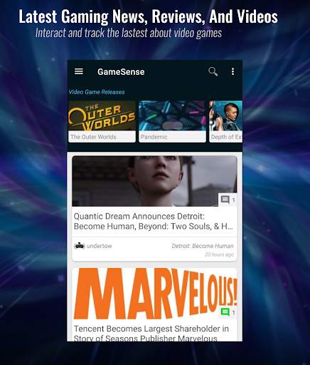 GameSense - Video Game News, Reviews, And Videos screenshot 1