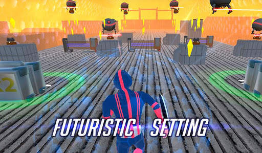 Parkour 3D Robot Runner 2049 3 تصوير الشاشة