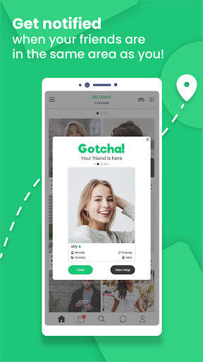 Gotcha! – Worldwide Friends Finder, Chat and Meet screenshot 4