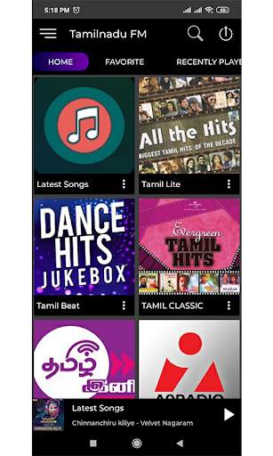 Tamil FM Radio Online Tamil Songs HD- Tamilnadu FM 1 تصوير الشاشة