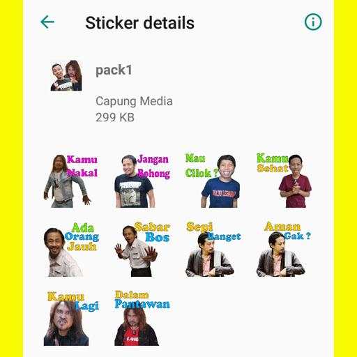 Stiker WA Preman Pensiun screenshot 1