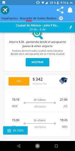 ViajaExpress - Buscador de Vuelos Baratos screenshot 4