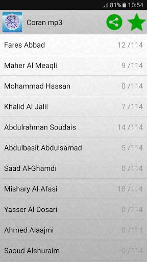 Coran mp3 gratuit screenshot 7