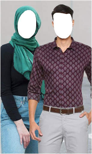 Hijab Couples Photo Suit Editor Free screenshot 2