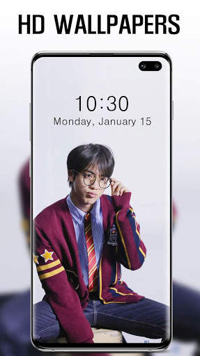 BTS Jin Live Wallpaper 2020 BTS HD 4K Photos screenshot 5