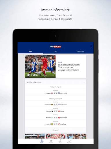 Sky Sport – Fußball Bundesliga News & mehr screenshot 11