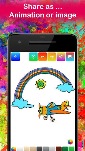 Unicorn Coloring Pages Game for kids glitter screenshot 6