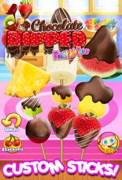Chocolate Dipped Fruit Candy Maker Kids FREE screenshot 1
