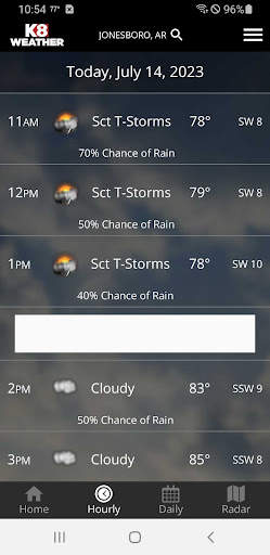 KAIT Region 8 Weather скриншот 2
