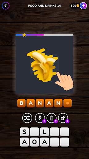 Scratch and Guess - Word Photo Quiz screenshot 1